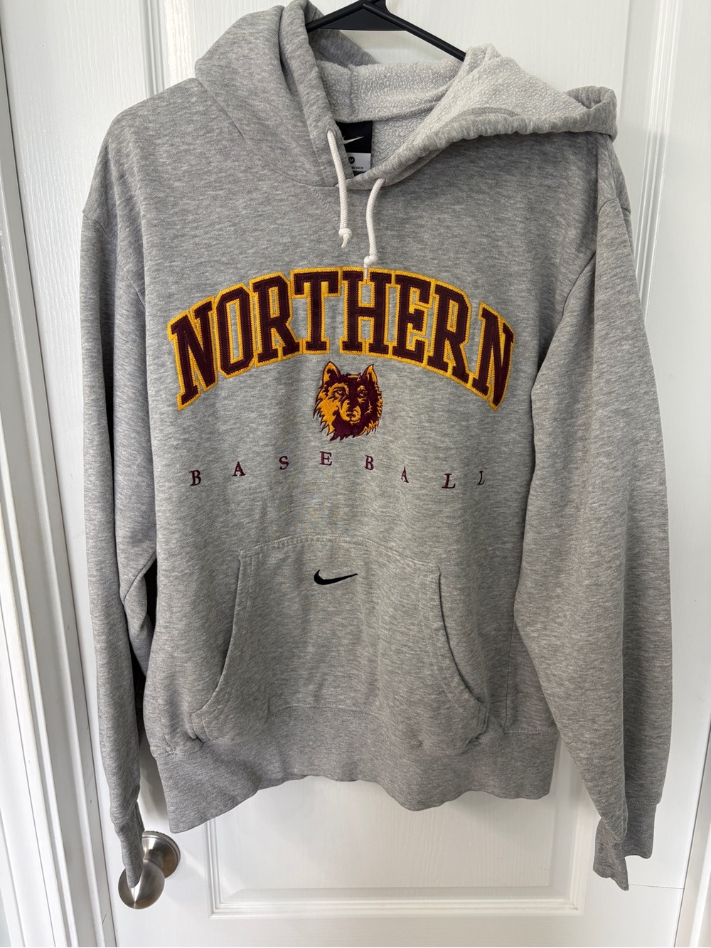 Nike Northern University Baseball Hoodie Size Medium